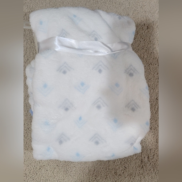 BABY GEAR BLUE STAR BEAR LOVEY SECURITY AND BLANKET SET - Picture 2 of 2